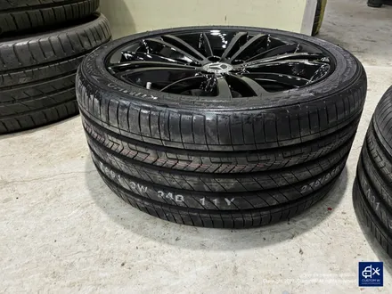 벤츠 CLS400d 휠수리 후 블랙유광 휠도색 / 용인 처인구