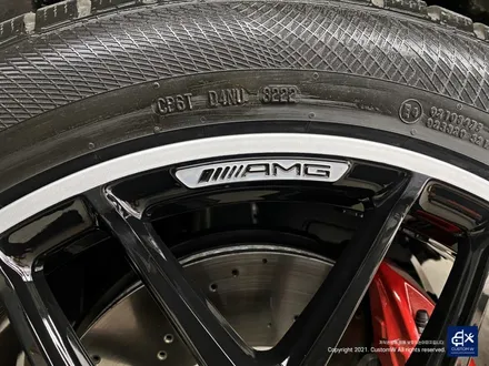 벤츠 G63 AMG G바겐 22인치 블랙 실버 투톤 유광 휠도색 / 용인 처인구