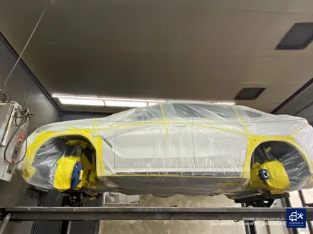 BMW X6 M50d 747M 22인치 블랙유광 휠도색 + 애시드 그린 캘리퍼 도색 / 용인 처인구
