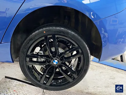 BMW 118d 휠수리 후 블랙유광 휠도색 / 용인 처인구