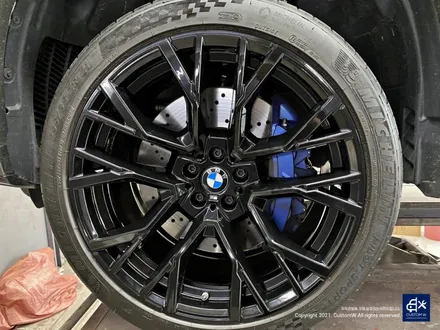BMW X5M 809M 휠수리 후 블랙유광 휠도색 / 용인 처인구