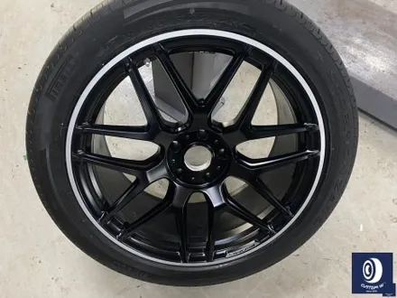 신차 출고 후 곧바로 입고_!  유니크한 멋진 바디 컬러_!! 벤츠 G 바겐 G63 AMG 22인치 투톤 무광 휠도색 작업으로 완성체로 만들었어요 : - ) / 용인 처인구