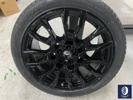 BMW G06 X6 40i 915M 21인치 휠 상처 수리 후, 하이그로시 블랙 / 검정 유광 휠도색 / 용인 처인구