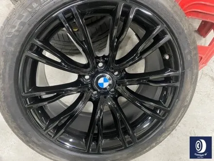 BMW F15 X5 20인치 인디 비주얼 휠 / 휠 수리 도색 불량 기존 페인트 제거 (약품 박리) 후, 블랙 유광 휠도색 재작업 / 용인 처인구