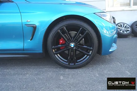 BMW 420i 쿠페 & 430i 컨버터블 블랙 유광 휠도색, 캘리퍼 도색. / 용인 처인구