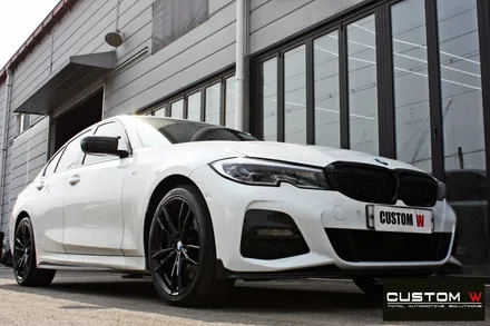 BMW G20 330i 블랙유광 휠도색 / 용인 처인구
