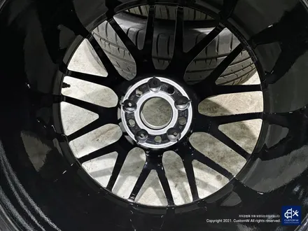 벤츠 C63 AMG 휠수리 후 블랙실버 유광 투톤 휠도색 / 용인 처인구