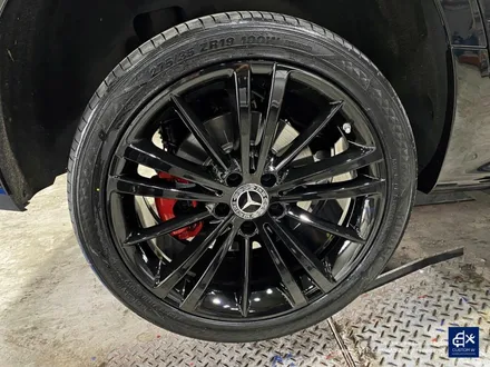 벤츠 CLS400d 휠수리 후 블랙유광 휠도색 / 용인 처인구