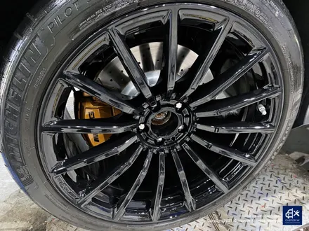 벤츠 GT43 AMG 휠수리 후 블랙유광 휠도색 / 용인 처인구