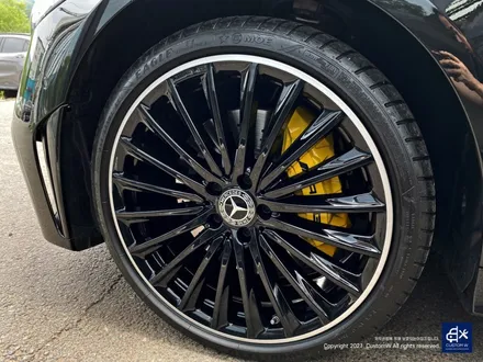벤츠 CLS450 휠수리 후 블랙 실버 투톤 유광 휠도색 / 용인 처인구