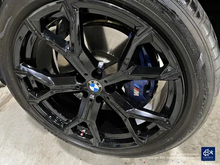 BMW G06 X6 21인치 741M 휠수리 후 블랙유광 휠도색 / 용인 처인구