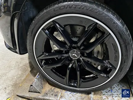 벤츠 CLS53 AMG 블랙 실버 투톤 유광 휠도색 / 용인 처인구