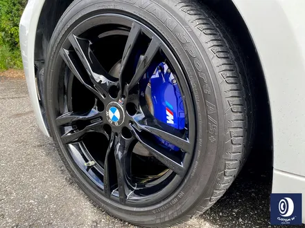 잘못된 휠 수리 도색 이력이 있는 BMW F30 330i 400M 약품 박리 ( 페인트 제거) 후, 하이그로시 블랙 (검정 유광) 휠도색 / 용인 처인구