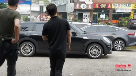 미니 클럽맨S 맷블랙 휠도색으로 제대로 미니다움을 가져보자. / 용인 처인구