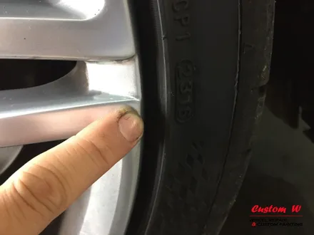 벤츠 E 카브리올레 AMG 다이아몬드컷팅 휠을 휠수리와 함께 블랙폴리쉬 휠로 업그레이드! / 용인 처인구