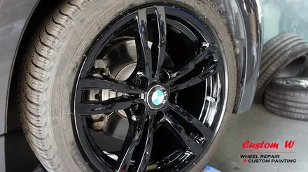 BMW 420D 441M 휠 블랙유광 휠도색. / 용인 처인구