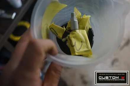 벤츠 E200 실버 휠을 다이아몬드컷팅 휠수리를 이용해서 나이트패키지 블랙폴리시 휠로 체인지! / 용인 처인구