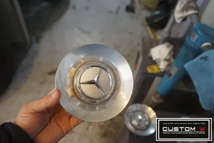 벤츠 C217 S63AMG 쿠페 블랙유광 휠도색, 레드 캘리퍼도색. / 용인 처인구