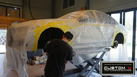 BMW F30 320d 극혐주의! 심각한 수준의 녹과 부식의 캘리퍼 블루 캘리퍼도색. / 용인 처인구
