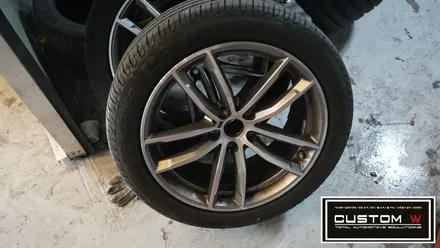 BMW G30 530I 반무광 블랙 휠도색. / 용인 처인구