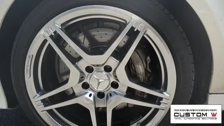 벤츠 CLS 63 AMG 고스트크롬 휠도색. / 용인 처인구