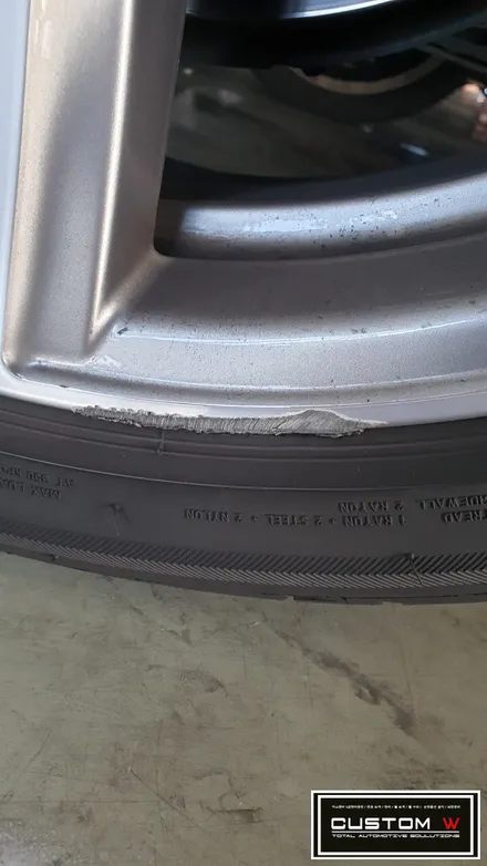 BMW 435D 442M 휠 상처 수리후, 하이그로시 블랙 블랙유광 휠도색.! / 용인 처인구