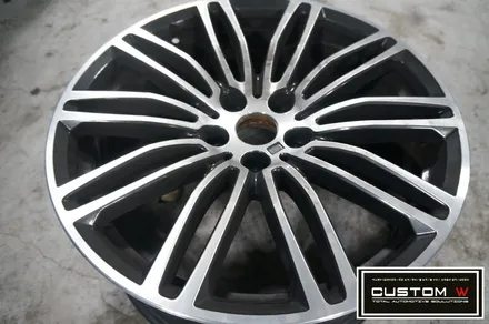 BMW G30 530i 664M 블랙유광(하이그로시 블랙) 휠도색 작업.! / 용인 처인구