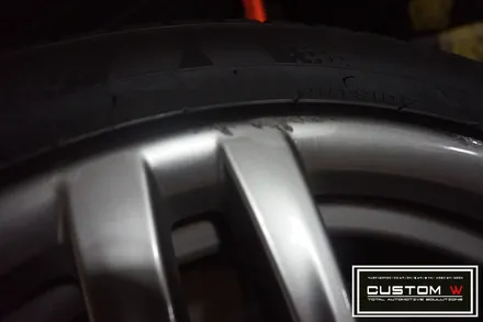 BMW 441M 휠 상처 수리후, 휠복원도색 .분당용인 수입차  BMW휠수리복원 도색 커스텀W / 용인 처인구