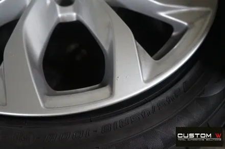 아우디 A6 35TDI 프리미엄 고스트 크롬 휠도색. / 용인 처인구
