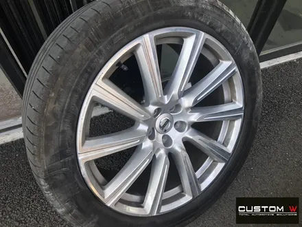볼보 XC90 상처난 다이아몬드 컷팅 휠수리 복원. / 용인 처인구