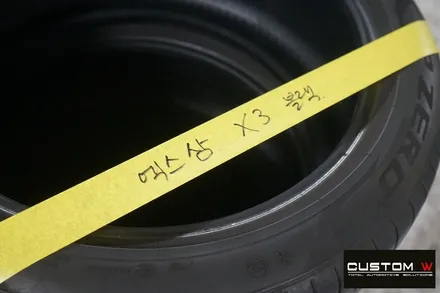 BMW G01 X3 휠 상처 수리 후, 블랙 유광 휠도색. / 용인 처인구