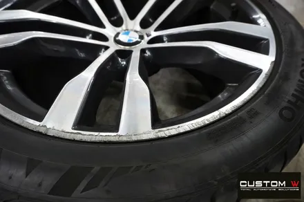BMW X5 M50d 휠 상처 수리 블랙폴리시 복원 / 용인 처인구