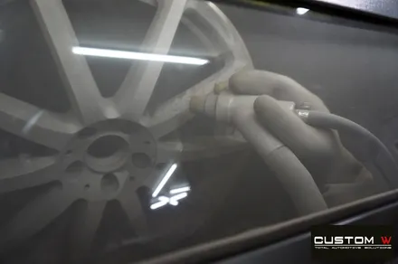 벤츠 S63 AMG 무광블랙실버 투톤 휠 도색 / 용인 처인구
