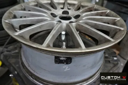 재규어 XF 고스트 크롬 휠도색 + 블랙 캘리퍼 도색 / 용인 처인구