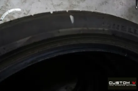 포르쉐 파나메라 휠 상처 수리 후 블랙유광 휠도색 + 레드 캘리퍼 도색 / 용인 처인구