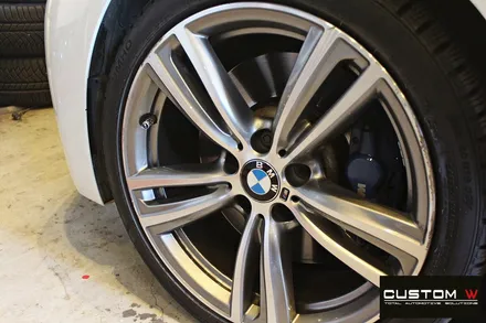 BMW 428i 442M 19인치 휠 상처 수리 후,다이아몬드 컷팅 블랙 폴리시 휠로 변신_! / 용인 처인구