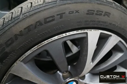 BMW 5GT 휠 상처 수리 후 블랙유광 휠도색 / 용인 처인구