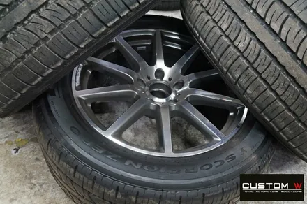벤츠 G63 AMG (G바겐) 블랙유광 휠도색 / 용인 처인구