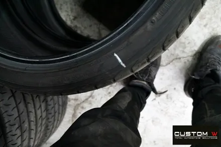 벤츠 CLS53 AMG 블랙 실버 투톤 유광 휠도색 / 용인 처인구