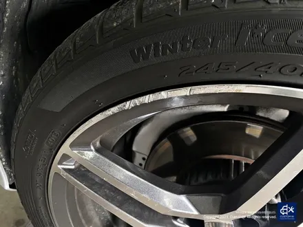 벤츠 W205 C200d 휠수리 후 블랙유광 휠도색 + 레드 캘리퍼 도색 / 용인 처인구