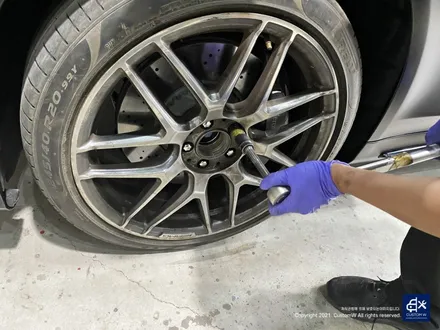 벤츠 S350d 블랙유광 휠도색 / 용인 처인구