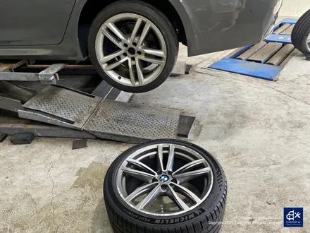 BMW G30 530i 647M 박리 후 블랙유광 휠도색 / 용인 처인구
