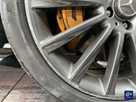 벤츠 S350d 휠수리 후 고스트크롬 휠도색 / 용인 처인구