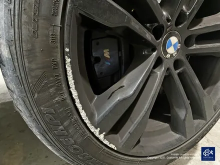 BMW X5 50d 휠수리 후 블랙유광 휠도색 / 용인 처인구