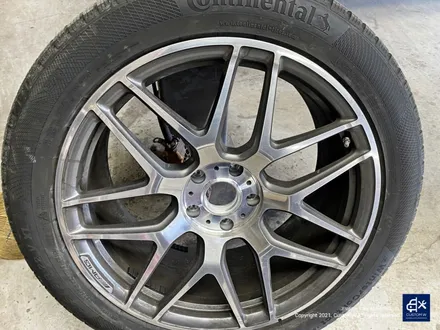 벤츠 G63 AMG G바겐 22인치 블랙 실버 투톤 유광 휠도색 / 용인 처인구