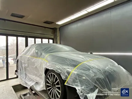 벤츠 GT43 AMG 휠수리 후 블랙유광 휠도색 + 레드 캘리퍼 도색 / 용인 처인구