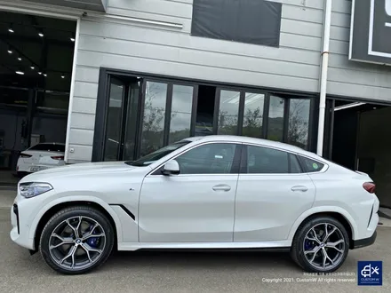 BMW X6 40i 신차 741M 블랙유광 휠도색 + 레드 캘리퍼 도색 / 용인 처인구
