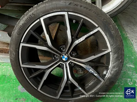 포트홀 사고로 심한 손상으로 입고된 BMW G30 530E 845M 휠 상처 수리 후, 다이아몬드 커팅 복원 (feat. 살려는 드릴게..) / 용인 처인구