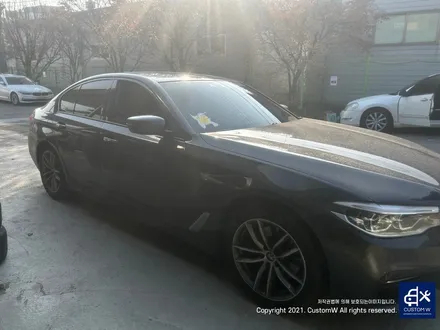 BMW G30 520D 휠 상처 수리 후, 유광 블랙 휠도색 그리고 레드 캘리퍼 도색 작업까지_! / 용인 처인구