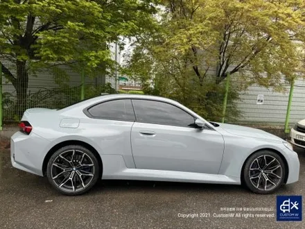 믿고 맡기는 커스텀 W_! 캐리어 카 (세이프 티 로더)를 이용해서 입출고_! BMW G87 신형 M2 블랙 유광 휠도색 & 레드 캘리퍼 도색 / 용인 처인구